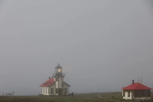 Photo Point Cabrillo Lighthouse Fort Bragg Mendocino Parks California — Stock Photo, Image