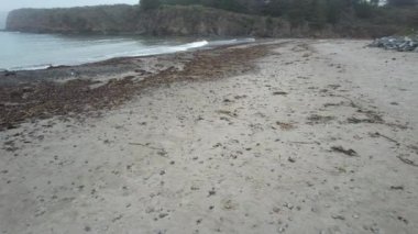 Casper plajında uçuyorum, Mendocino.