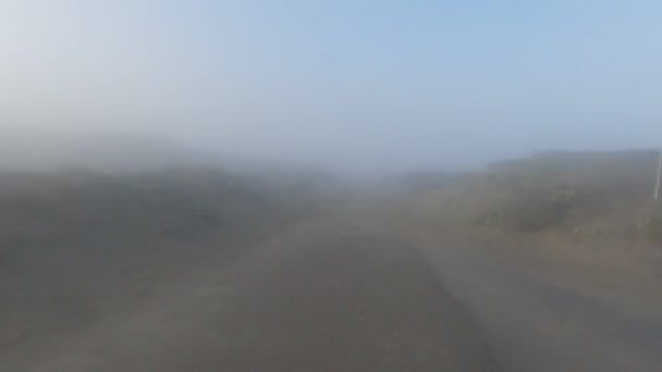 Rowery Przez Szlaki Górach Mendocino Noyo Park Mackeericher State Park — Wideo stockowe