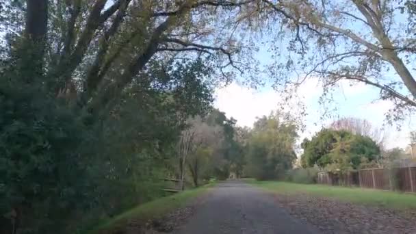 Biking Moraga Orinda Lafayette Trail — 图库视频影像