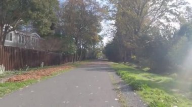 Bisikletli Moraga Orinda Lafayette yolu 