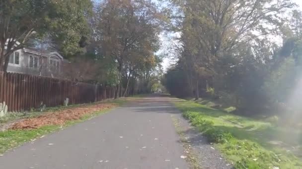 Ciclismo Moraga Orinda Lafayette Trail — Vídeos de Stock