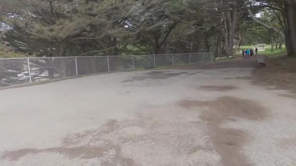 Bisiklet Toprakları San Francisco Nun Sonu — Stok video