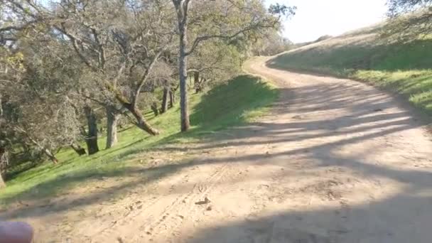 Bisikletli Morgan Bölgesi Livermore California — Stok video