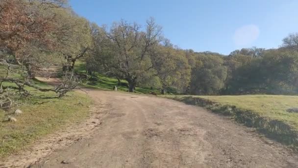 Велосипедная Территория Моргана Ливермор Калифорния — стоковое видео