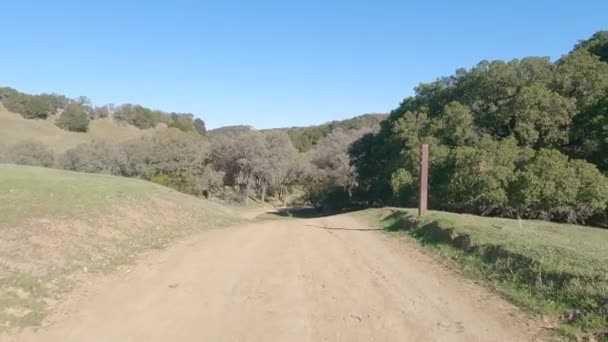 Cyklistické Území Morganu Livermore Kalifornie — Stock video
