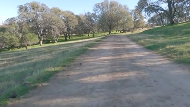 Biking Morgan Territory Livermore California — Video Stock