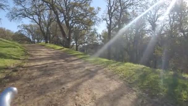 Biking Morgan Territory Livermore California — Stock Video