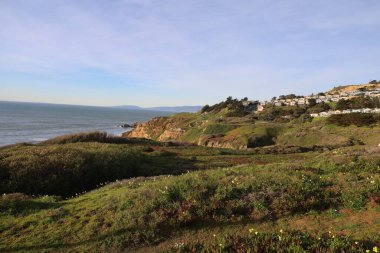 Fotoğraf: Pasifik Kaliforniya 'daki 1. Otoyol boyunca Sahil Manzarası