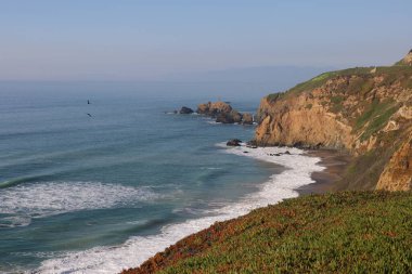Fotoğraf: Pasifik Kaliforniya 'daki 1. Otoyol boyunca Sahil Manzarası