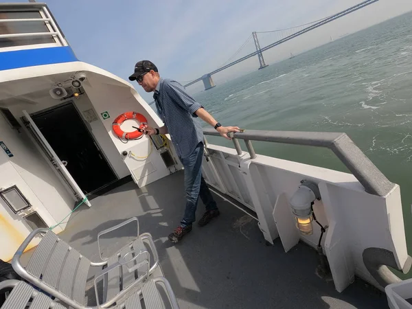 2022 San Francisco California Passengers Ferry San Francisco Angel Island — Stock Photo, Image