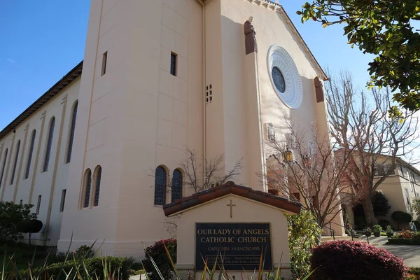 2022 Burlingame California Luoghi Strade Nella Città Burlingame California Chiesa — Foto Stock