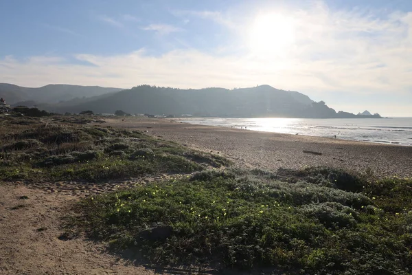 Photo Coastal View Highway Pacifica California — Stock Photo, Image