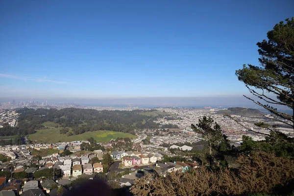 Foto Von San Francisco Und Pacifica Vom San Bruno Berg — Stockfoto