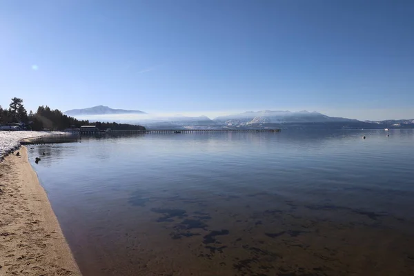 Foto Danau Tahoe Musim Dingin — Stok Foto