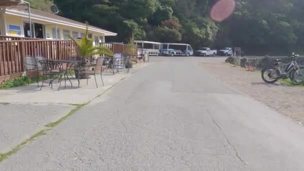 2022 Angel Island California Biking Perimter Road Angel Island San — Vídeo de stock