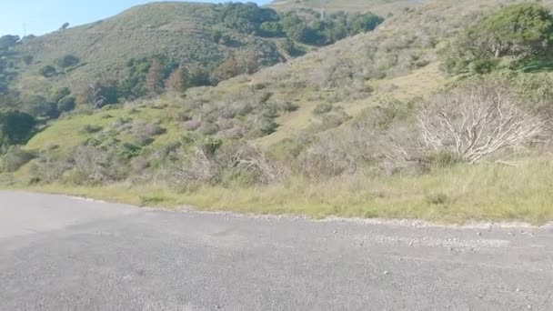 2022 Angelo Isola California Bicicletta Attraverso Strada Perimetrale Angelo Isola — Video Stock