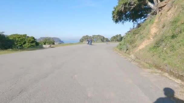 2022 Angelo Isola California Bicicletta Attraverso Strada Perimetrale Angelo Isola — Video Stock