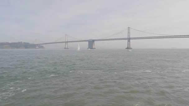 Ferries Van San Francisco Naar Angel Eiland — Stockvideo