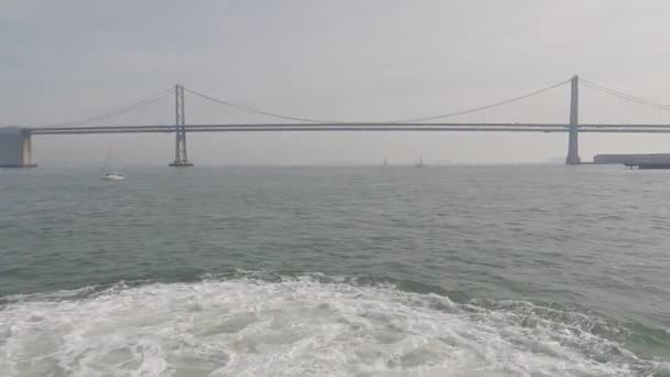 Ferries Van San Francisco Naar Angel Eiland — Stockvideo
