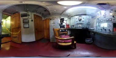 Bir savaş gemisinin VR360 biyo görüntüsü