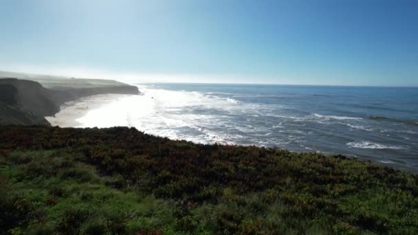 Volando Sobre Costa California — Vídeos de Stock