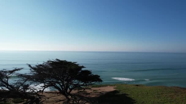 Survoler Les Falaises Long Autoroute Une Californie — Video