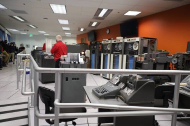 3-3-2022: Mountain View, California: IBM makineleri, Bilgisayar Bilimi Müzesi Mountain View California