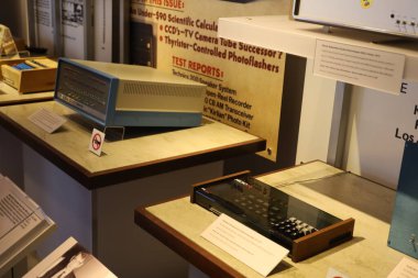 3-3-2022: Mountain View, California Bilgisayar Bilimleri Müzesi Dağ Manzarası