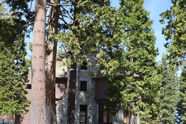 Φωτογραφία Του Αρχοντικού Hellman Ehrman Lake Tahoe Sugar Pine State — Φωτογραφία Αρχείου