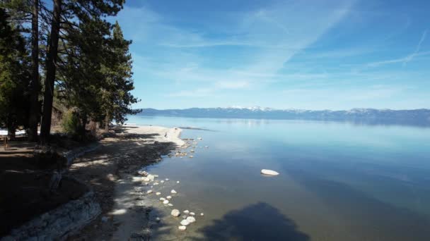 Aeiral Video Lake Tahoe California — Wideo stockowe