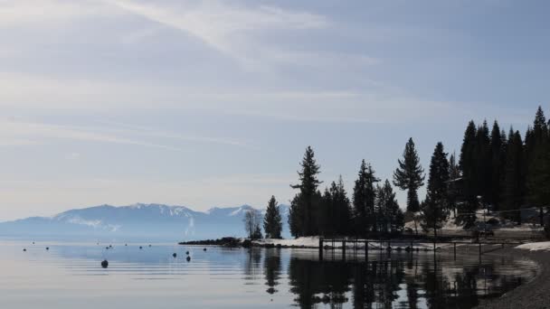 Kaliforniya Daki Tahoe Gölü — Stok video