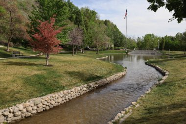 Salt Lake City 'deki anıt parkın fotoğrafı.