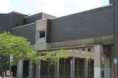 8-10-2008: Buffalo, New York: Buffalo New York Üniversitesi kampüsündeki mühendislik binaları