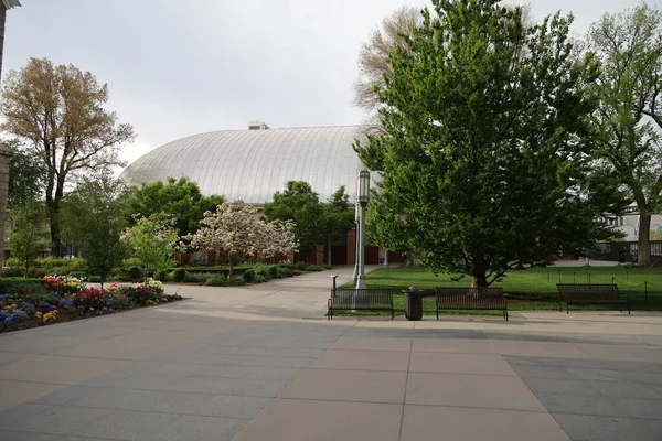 2022 Salt Lake Città Mormon Temple Salt Lake City Utah — Foto Stock