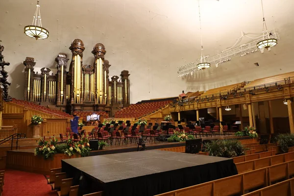 2022 Salt Lake City Templo Mórmon Salt Lake City Utah — Fotografia de Stock