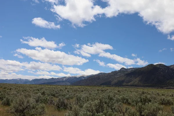 Foto Naturaleza Largo Autopista Desde Salt Lake City Utah — Foto de Stock