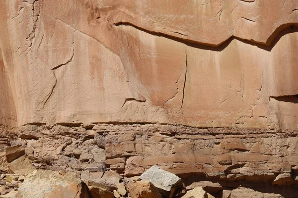 Foto Petrogylphs Parque Nacional Capitol Reef Utah — Foto de Stock