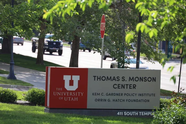 2022 Salt Lake City Utah Thomas Monson Center University Utah — Foto Stock