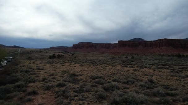 Canyons Utah Vanuit Lucht — Stockvideo