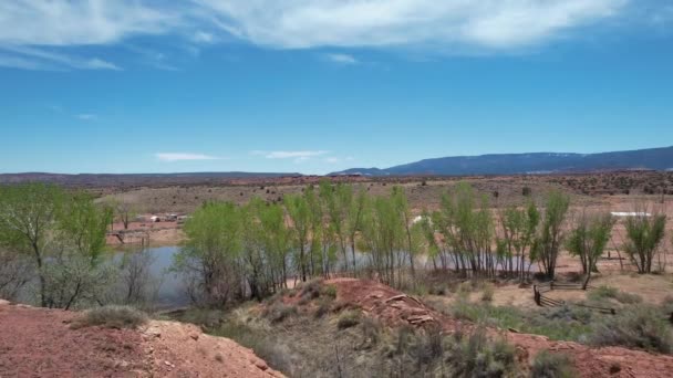 Kanjoner Utah Från Luften — Stockvideo