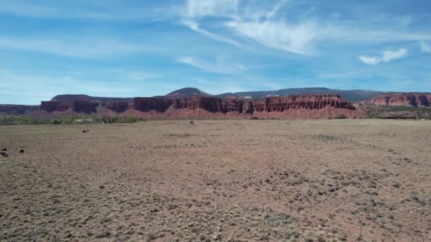 Canyons Utah Vanuit Lucht — Stockvideo