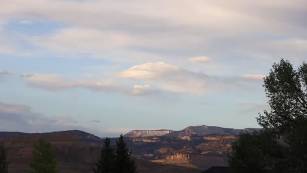 Photo Time Lapse Des Nuages Dans Parc Récifal Capitol Naitonal — Video