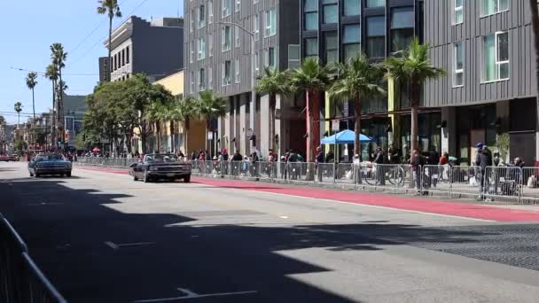 202022 San Francisco Kalifornien San Francisco Carnaval Parade Der Tänzer — Stockvideo