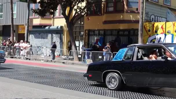 202022 San Francisco California San Francisco Carnaval Parade Dancers — Stock Video