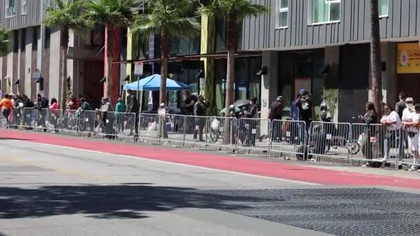 202022 San Francisco California San Francisco Carnaval Parade Dancers — Stock Video