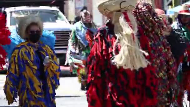 202022 San Francisco California San Francisco Carnaval Parade Dancers — Stock Video