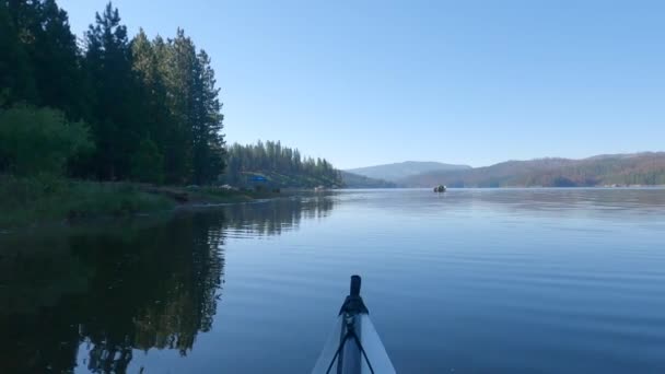 Kayaking Butte Lake Lassen National Forest California — Vídeos de Stock