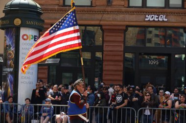 6-10-2022: San Francisco, California: Performers at the San Francisco pride parade