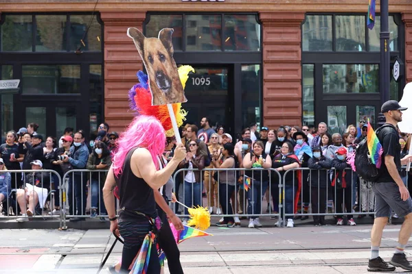 2022 San Francisco California Performers San Francisco Pride Parade — Stok fotoğraf